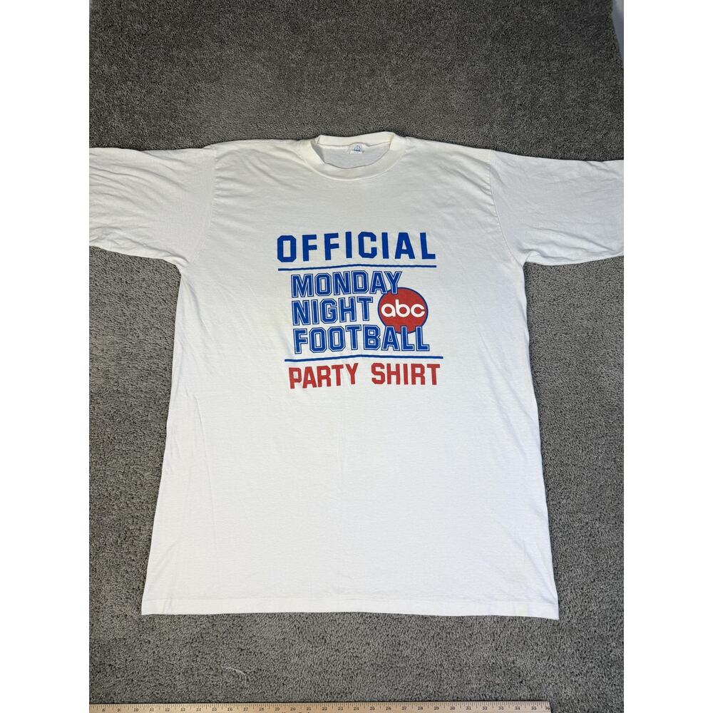 Vintage 70s Monday Night Football Shirt Mens 2X NFL Football Artex ABC USA READ